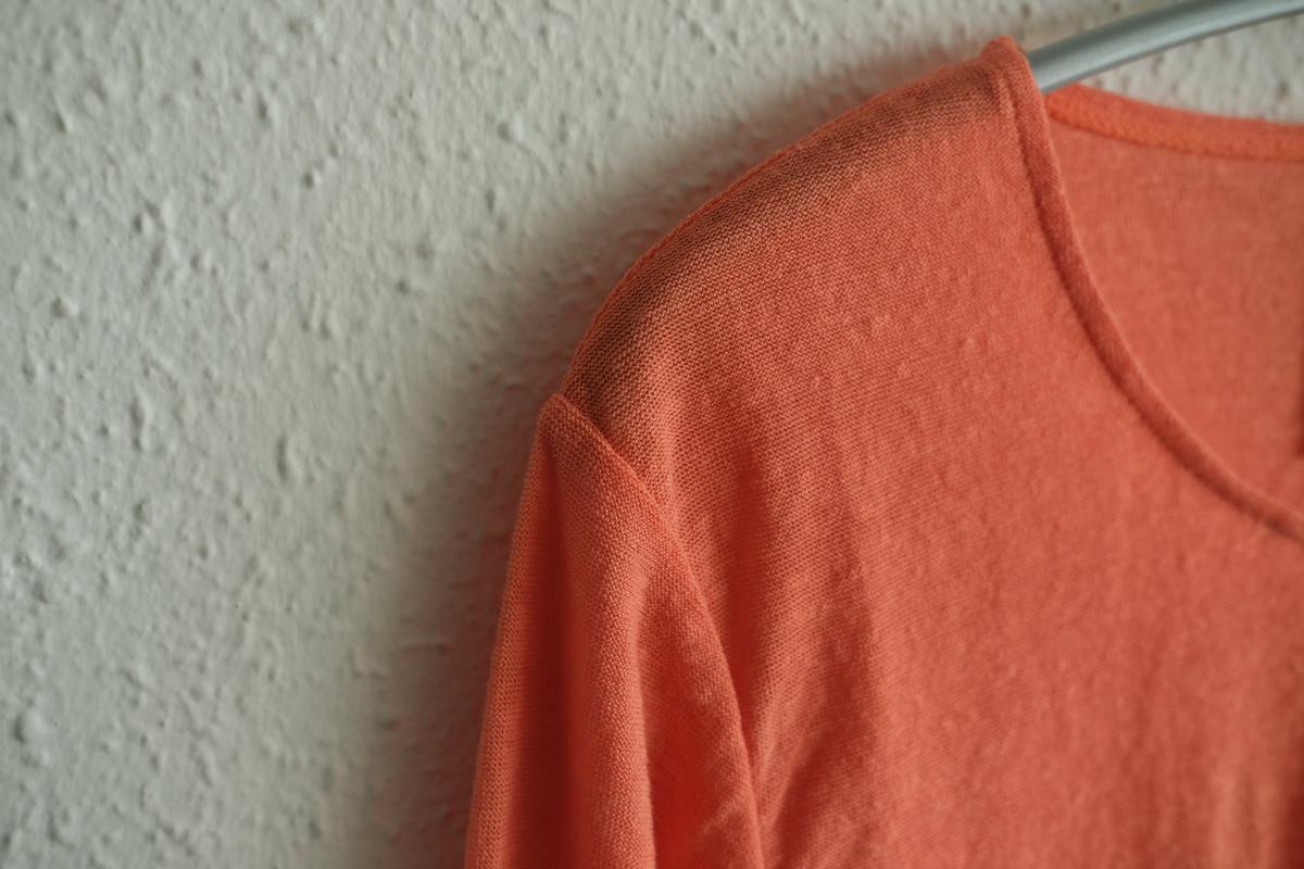 リネンコットンアンダーウェア7分袖｜レディース｜さんご