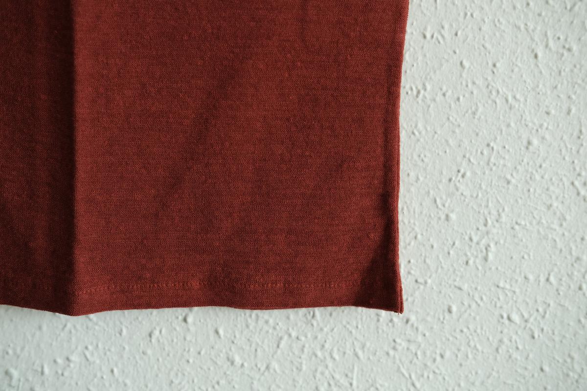 リネンコットンアンダーウェア ノースリーブ｜レディース｜コッパーレッド