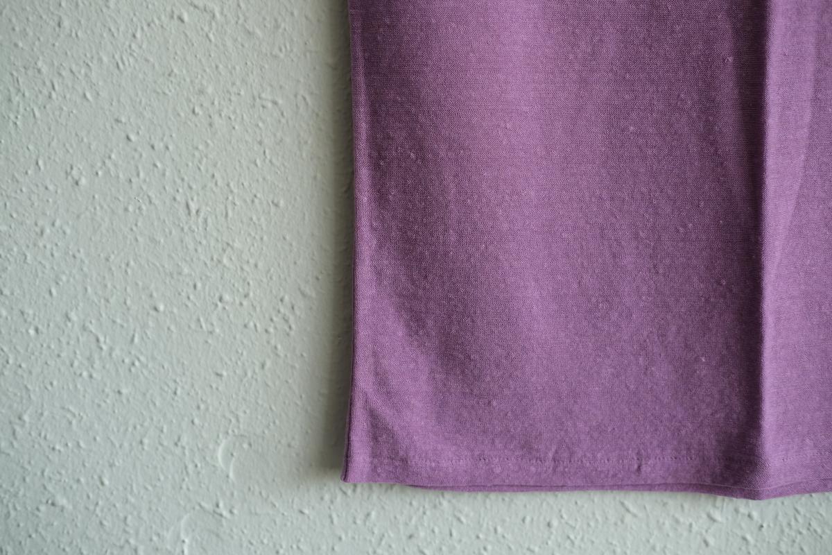 リネンコットンアンダーウェア ノースリーブ｜レディース｜モーブ