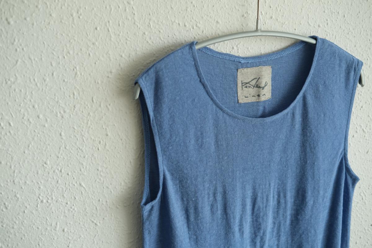 リネンコットンアンダーウェア ノースリーブ｜レディース｜スマルト