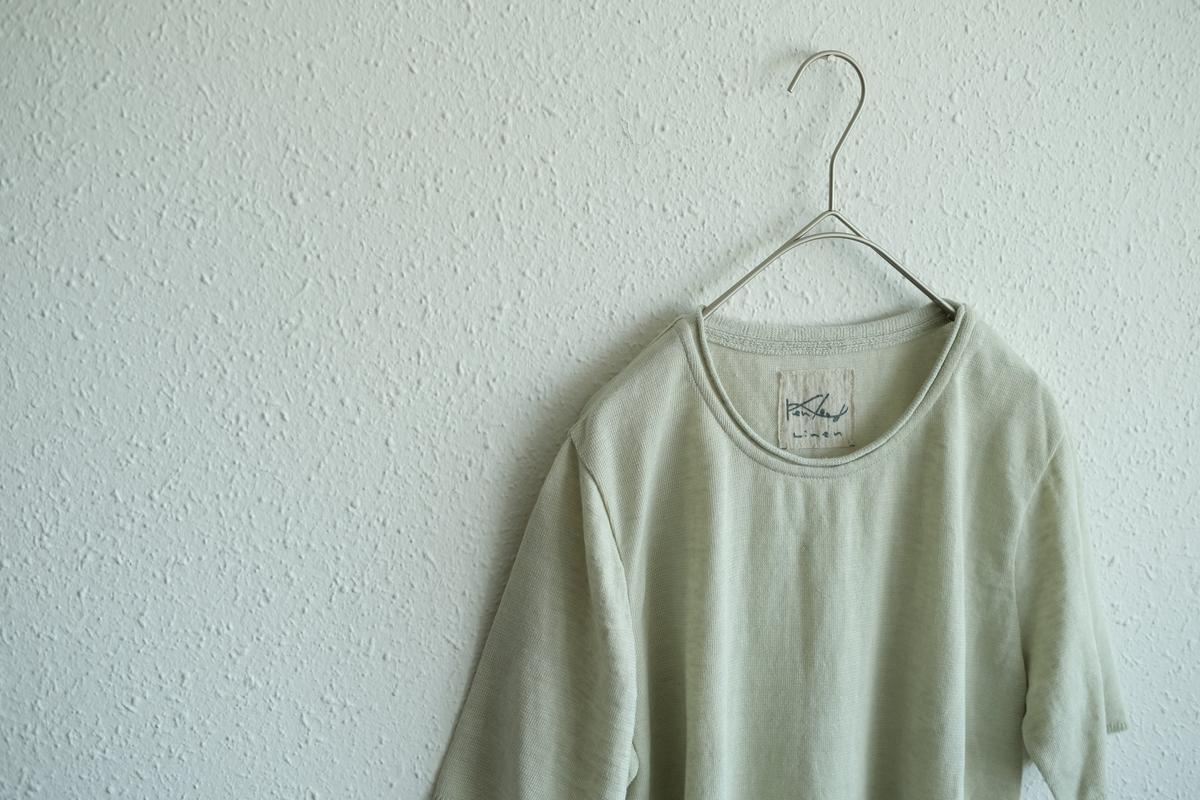 リネンキュプラ半袖プルオーバー｜レディース｜ホワイトペッパー