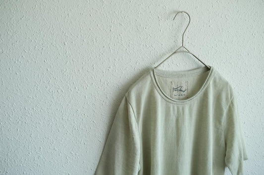 リネンキュプラ半袖プルオーバー｜レディース｜ホワイトペッパー