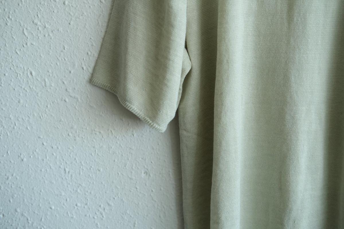 リネンキュプラ半袖プルオーバー｜レディース｜ホワイトペッパー