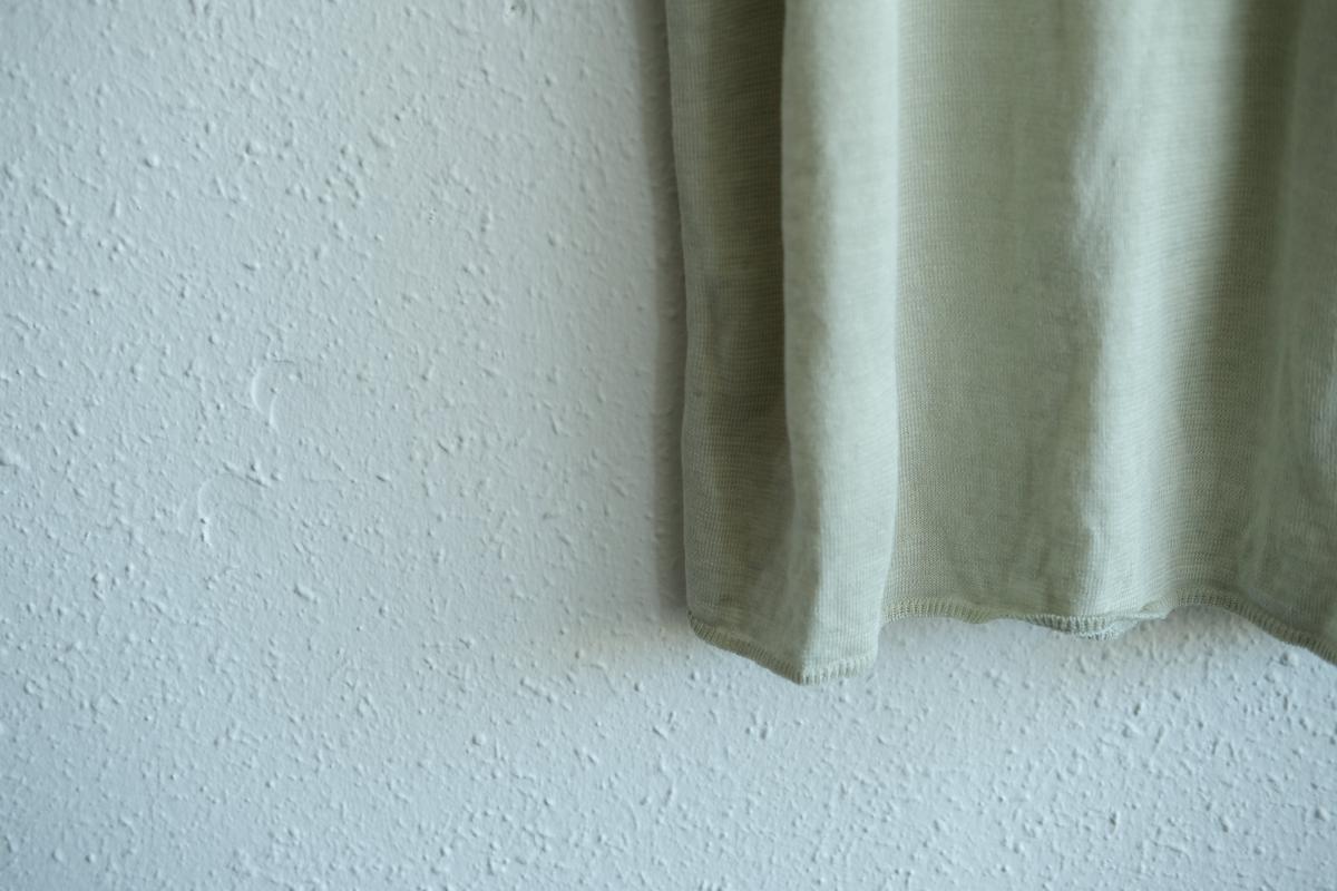 リネンキュプラ半袖プルオーバー｜レディース｜ホワイトペッパー