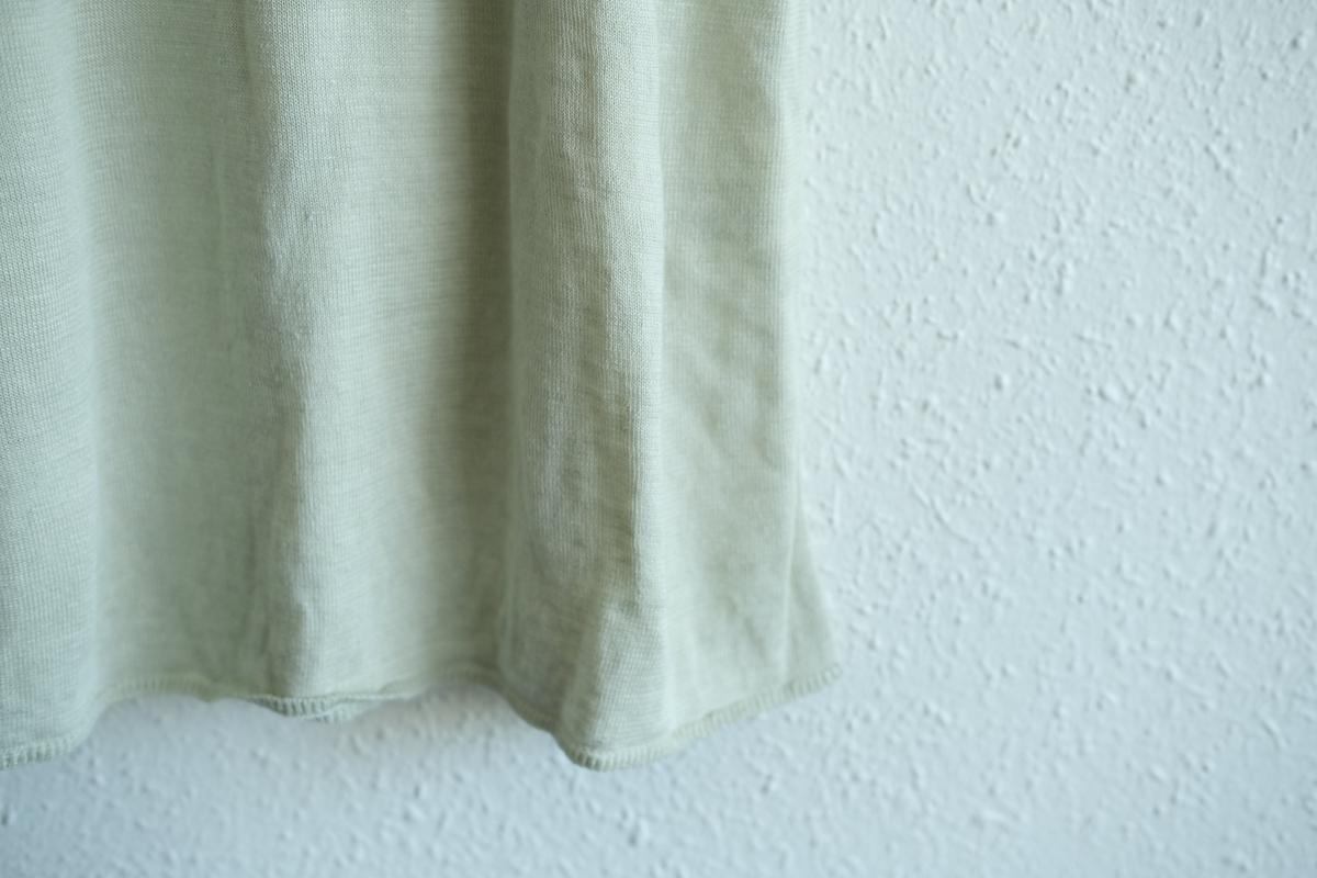 リネンキュプラ半袖プルオーバー｜レディース｜ホワイトペッパー