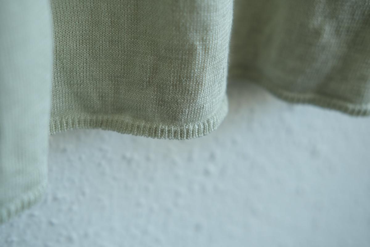 リネンキュプラ半袖プルオーバー｜レディース｜ホワイトペッパー