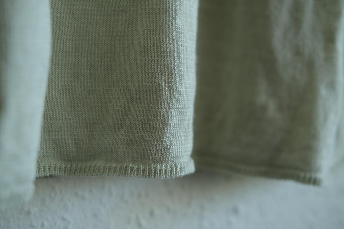 リネンキュプラ半袖プルオーバー｜レディース｜ホワイトペッパー