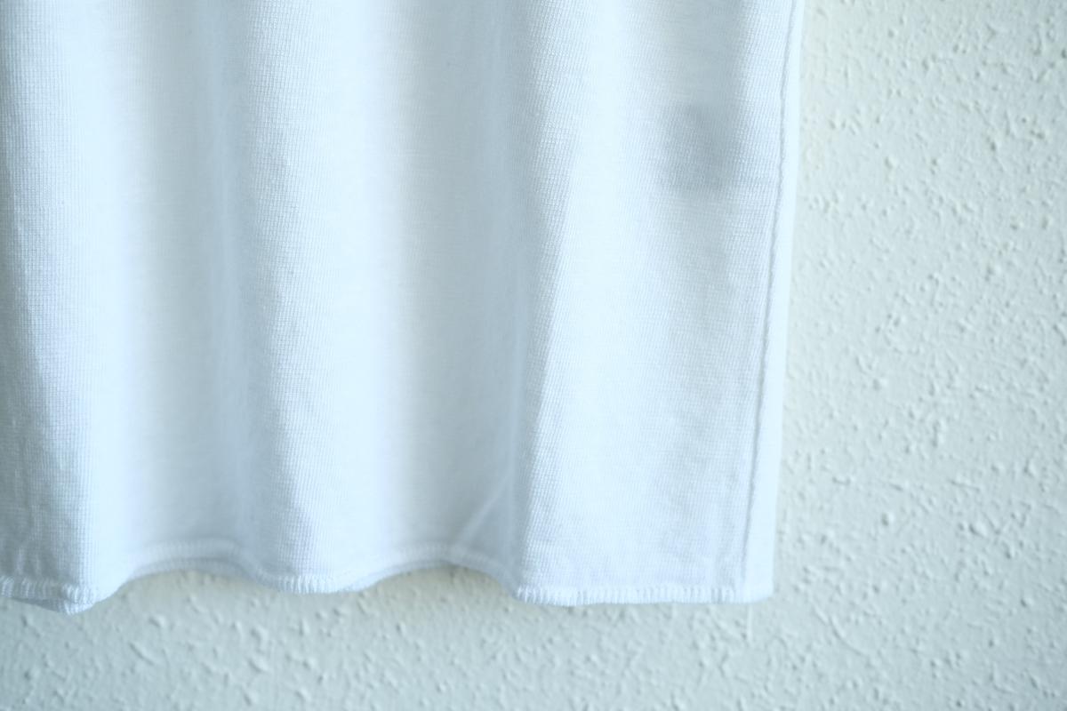 リネンキュプラ半袖プルオーバー｜レディース｜白