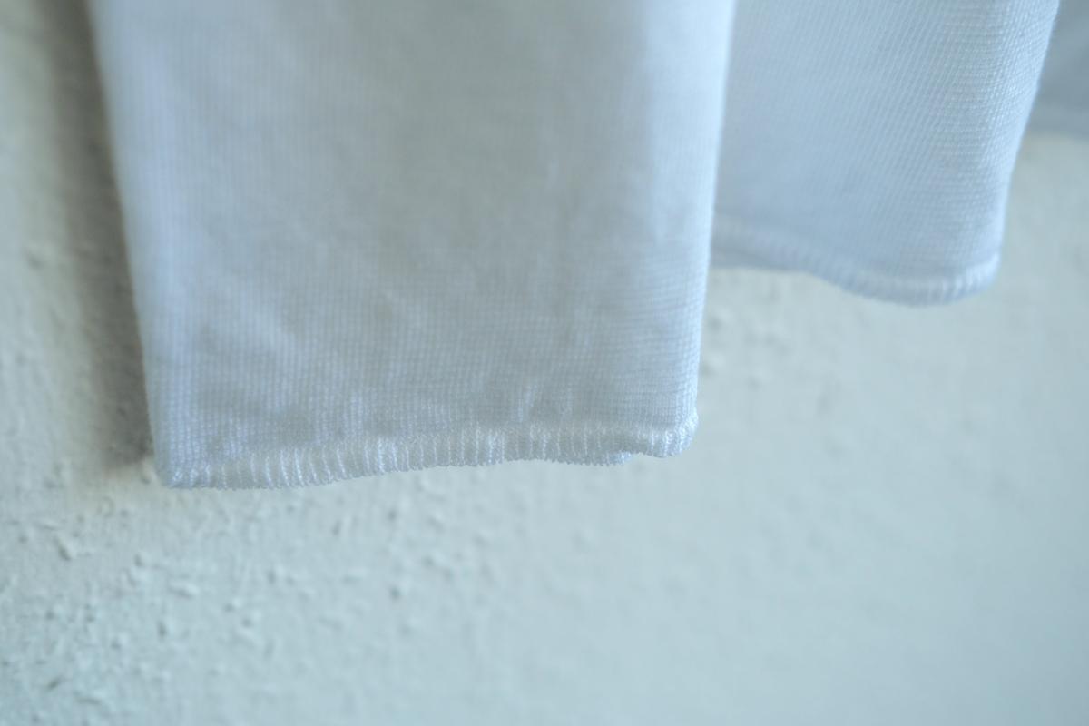 リネンキュプラ半袖プルオーバー｜レディース｜白