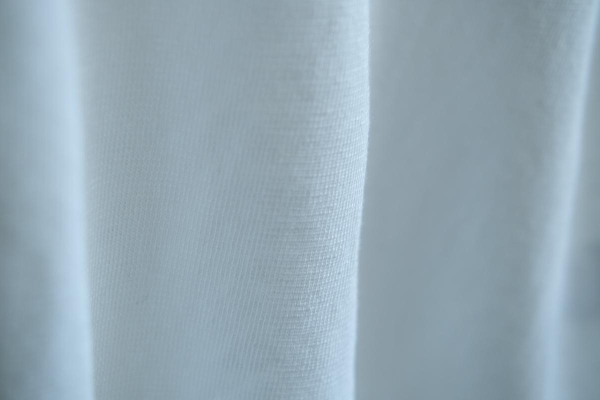 リネンキュプラ半袖プルオーバー｜レディース｜白