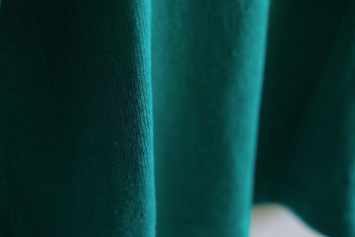 リネンニット 7分袖プルオーバー｜レディース｜ショットグリーン