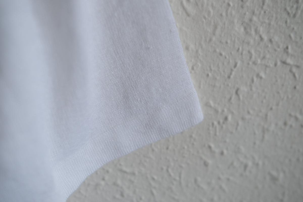 リネンニット半袖プルオーバー｜ユニセックス｜白