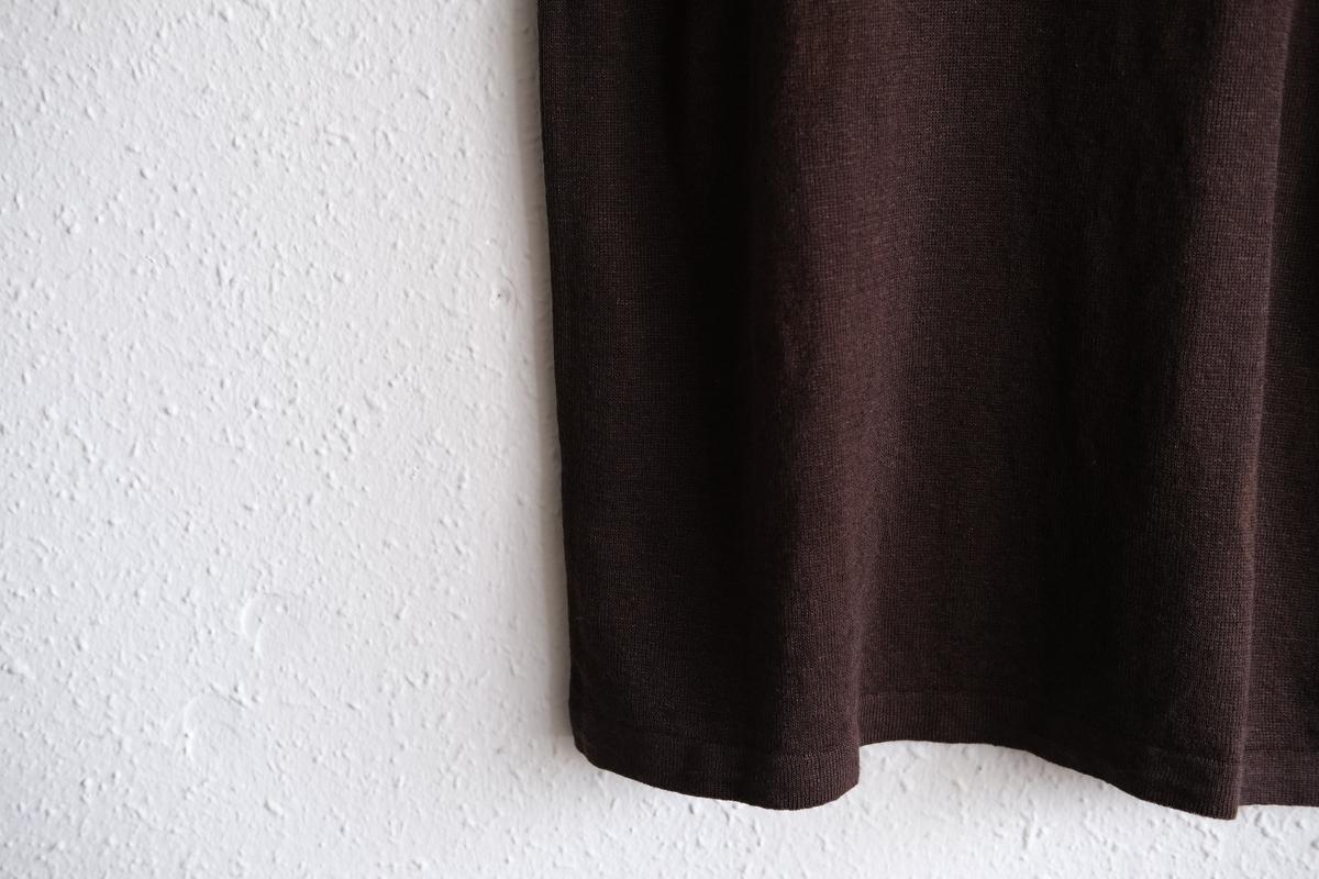 リネンニット半袖プルオーバー｜ユニセックス｜Dネーブル