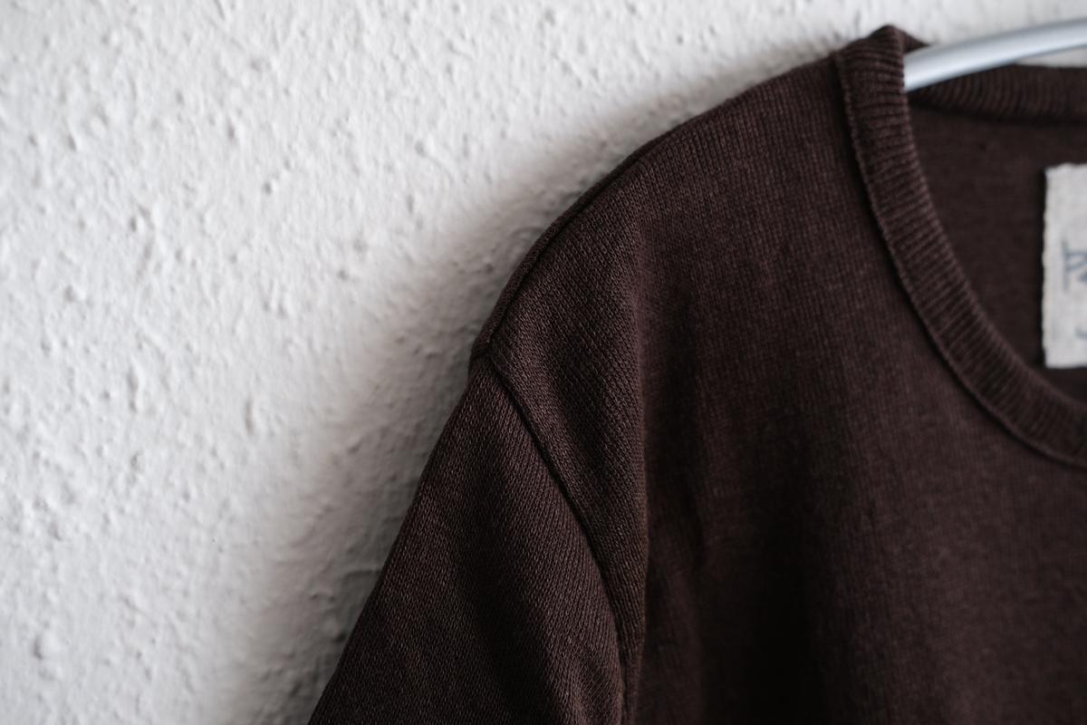 リネンニット半袖プルオーバー｜ユニセックス｜Dネーブル