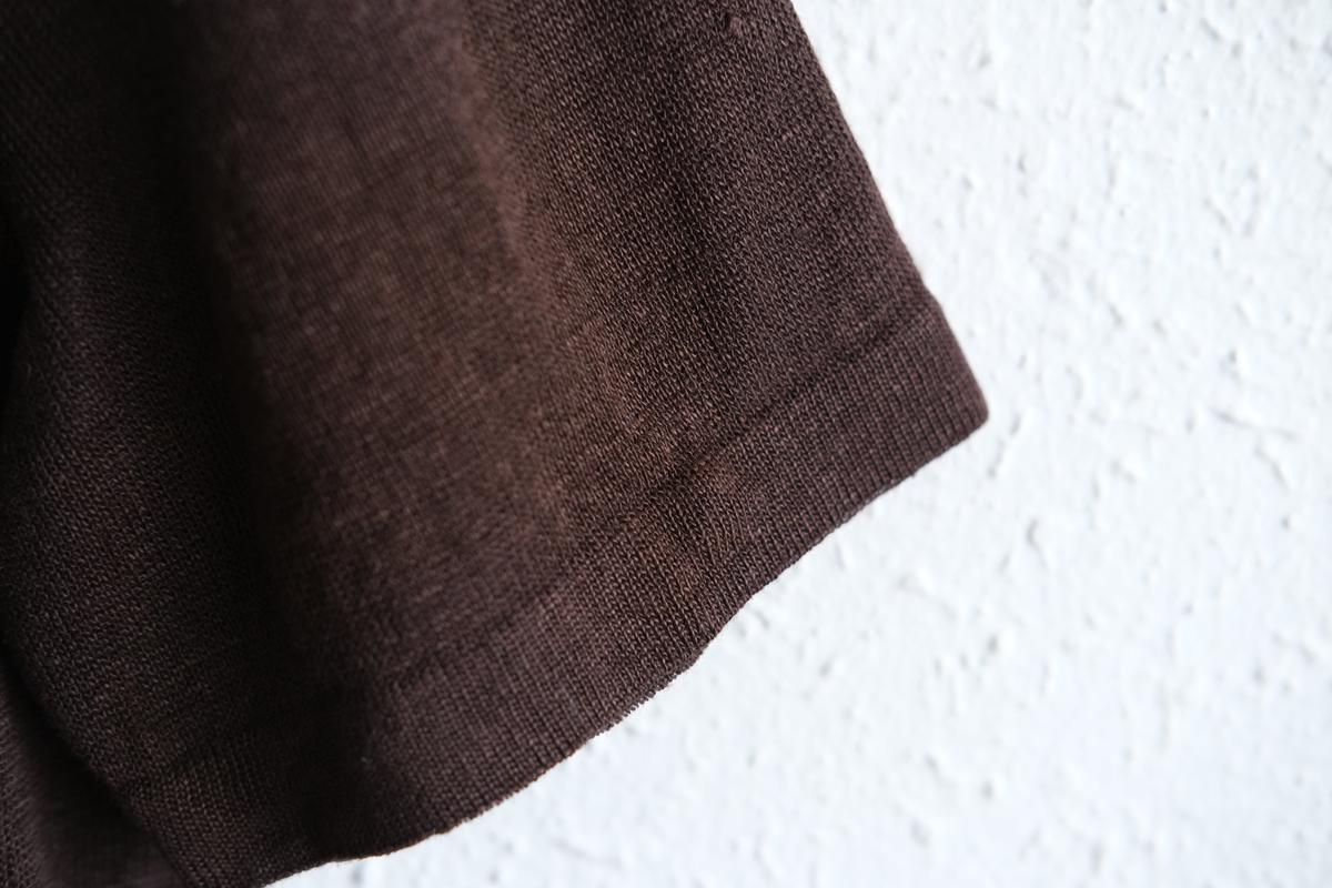 リネンニット半袖プルオーバー｜ユニセックス｜Dネーブル