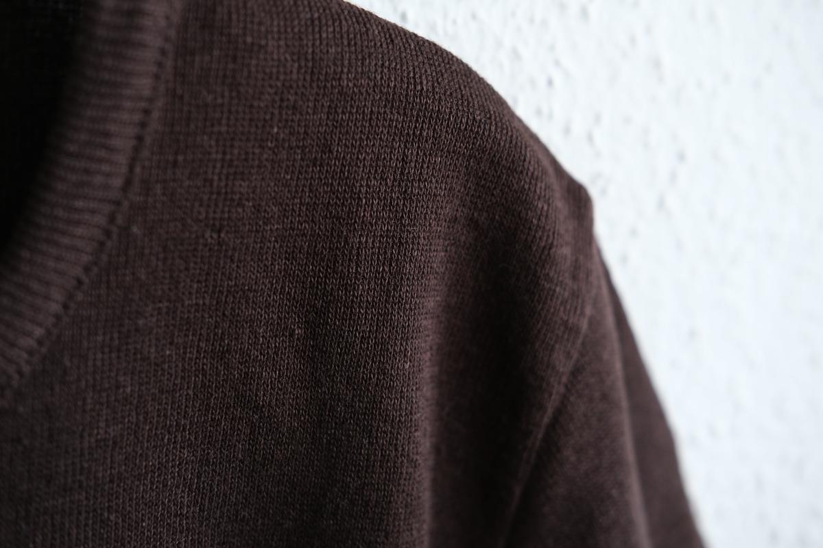 リネンニット半袖プルオーバー｜ユニセックス｜Dネーブル