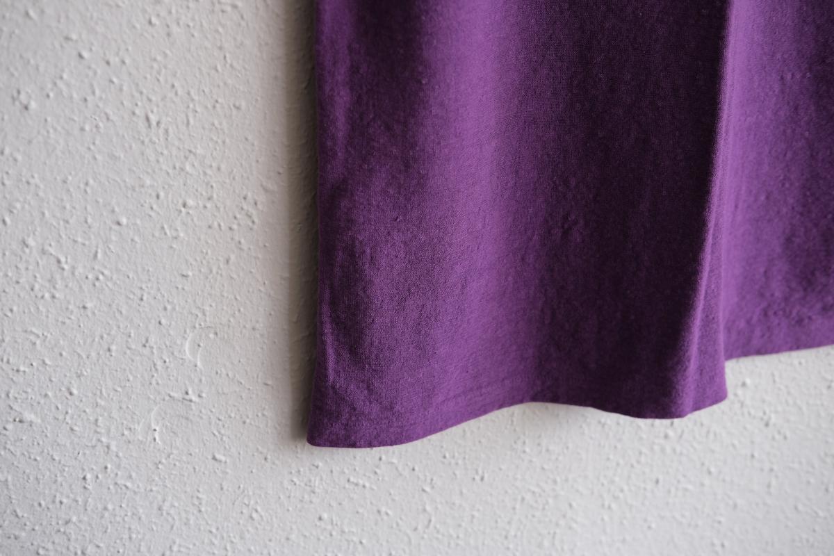 リネンコットンアンダーウェア ノースリーブ｜メンズ｜パープル