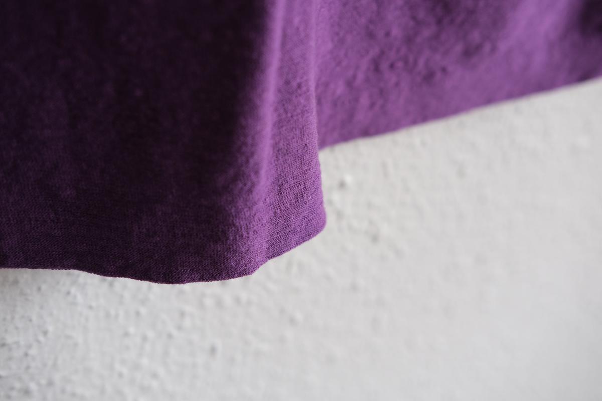 リネンコットンアンダーウェア ノースリーブ｜メンズ｜パープル