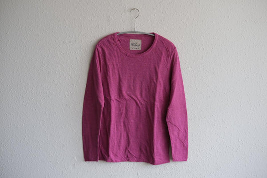 リネンニット 長袖二重プルオーバー｜レディース｜コスモス