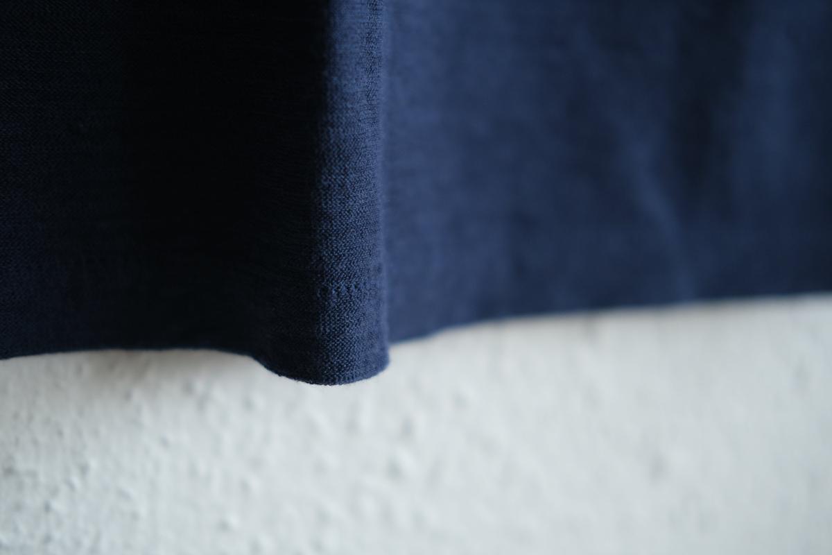 リネンコットンアンダーウェア ノースリーブ｜メンズ｜ダークネイビー