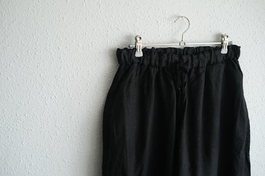 MITTAN / 大麻パンツ 黒 PT-116 / unisex