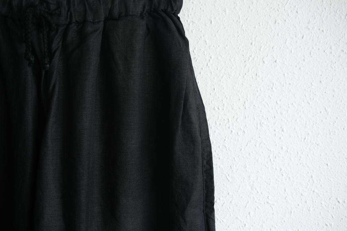 MITTAN / 大麻パンツ 黒 PT-116 / unisex