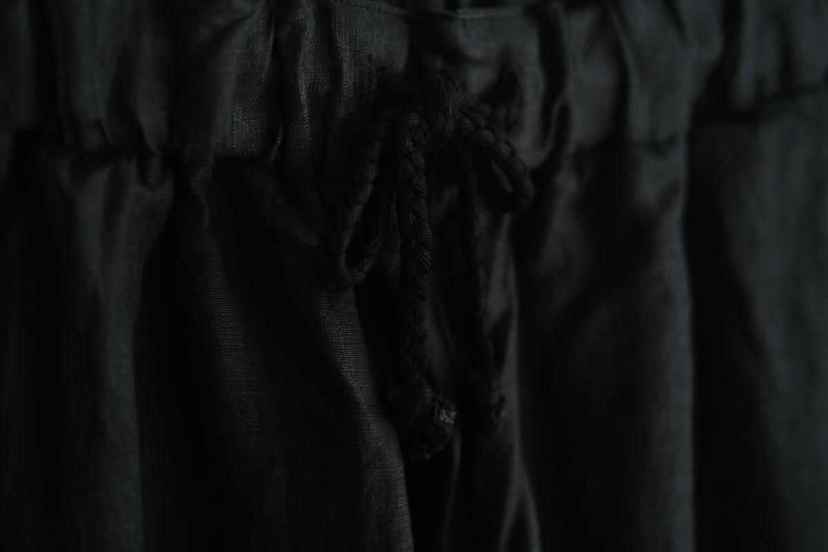 MITTAN / 大麻パンツ 黒 PT-116 / unisex