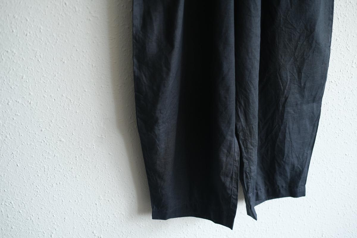 MITTAN / 大麻パンツ 墨黒 PT-116 / unisex