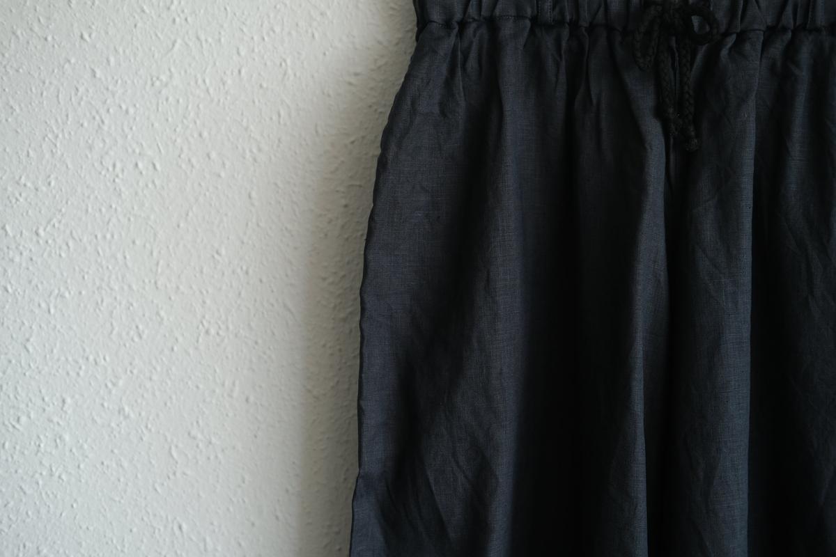 MITTAN / 大麻パンツ 墨黒 PT-116 / unisex