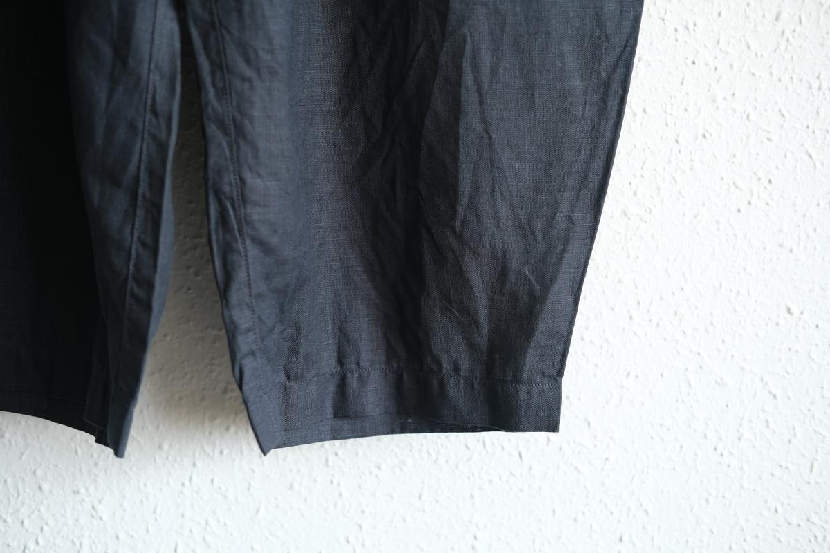 MITTAN / 大麻パンツ 墨黒 PT-116 / unisex