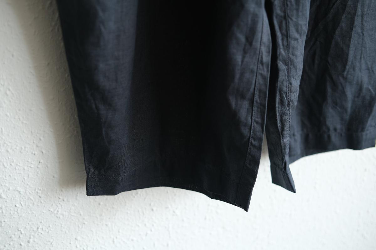 MITTAN / 大麻パンツ 墨黒 PT-116 / unisex