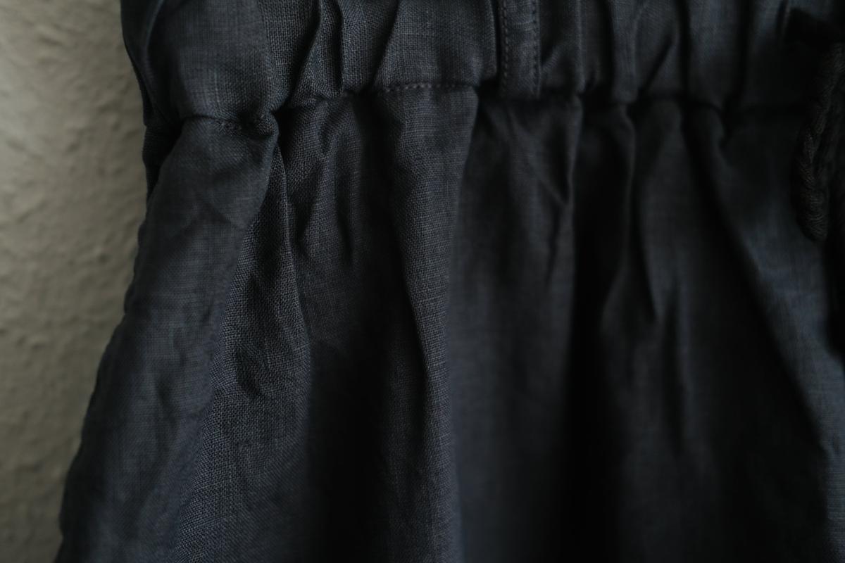 MITTAN / 大麻パンツ 墨黒 PT-116 / unisex