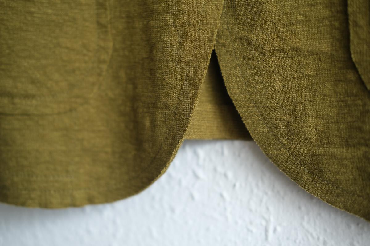 リネンニット ジャケット｜レディース｜カーキ