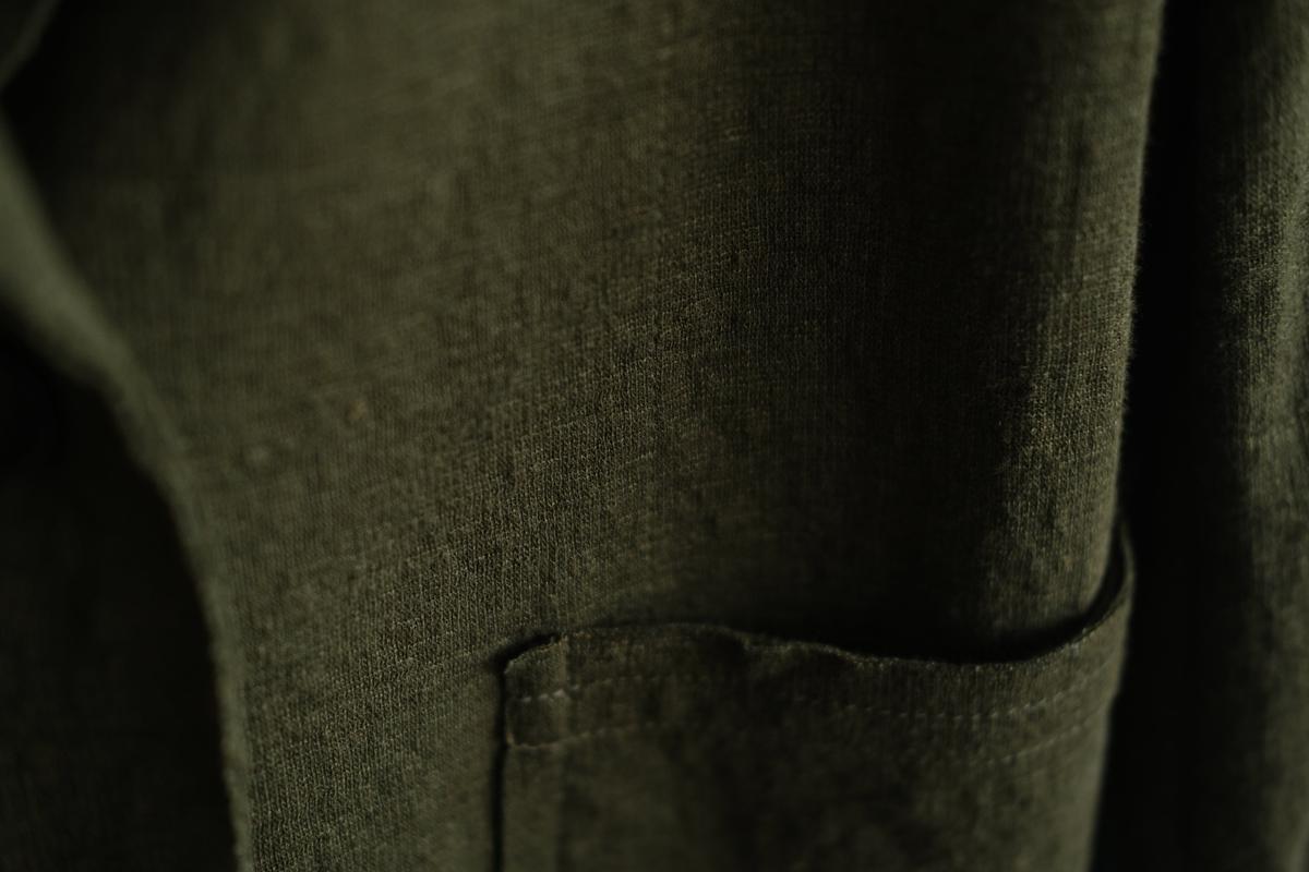 リネンニット ジャケット｜レディース｜モスグリーン