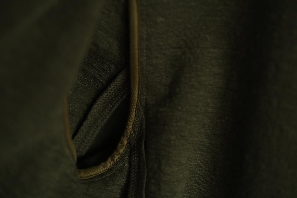 リネンニット ジャケット｜レディース｜モスグリーン