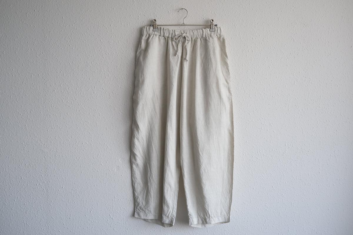 MITTAN / 大麻パンツ ベンガラ白 PT-116B / unisex