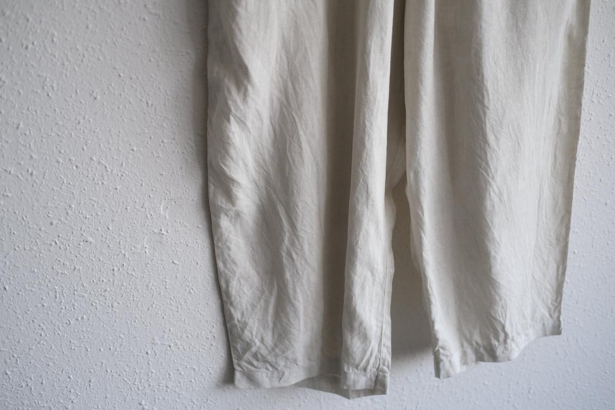 MITTAN / 大麻パンツ ベンガラ白 PT-116B / unisex