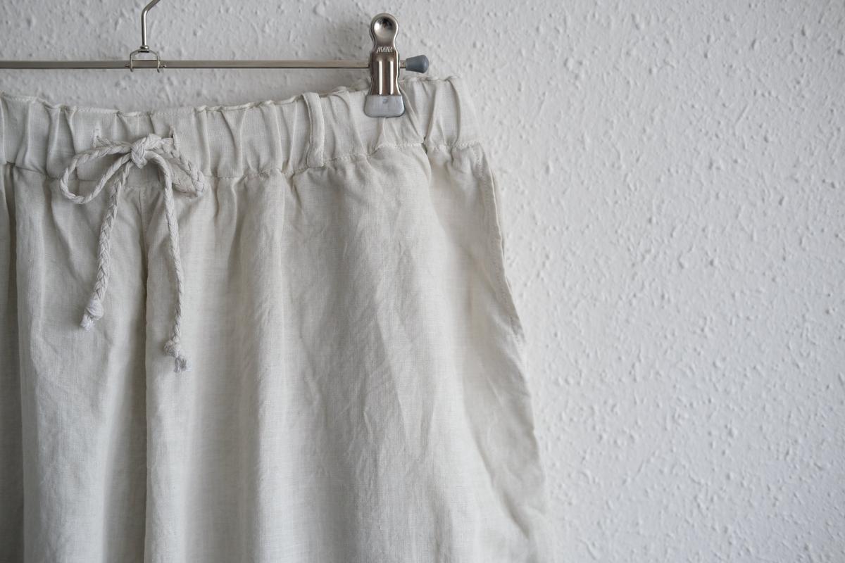 MITTAN / 大麻パンツ ベンガラ白 PT-116B / unisex