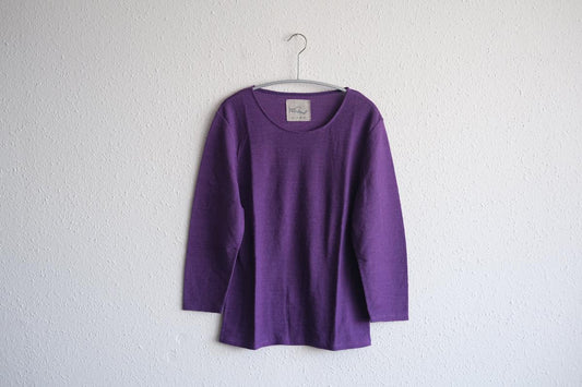 リネンコットンアンダーウェア7分袖｜レディース｜サルビア