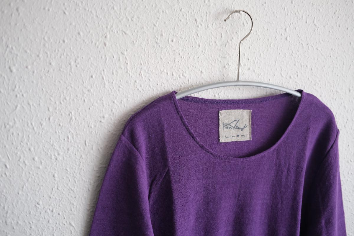 リネンコットンアンダーウェア7分袖｜レディース｜サルビア