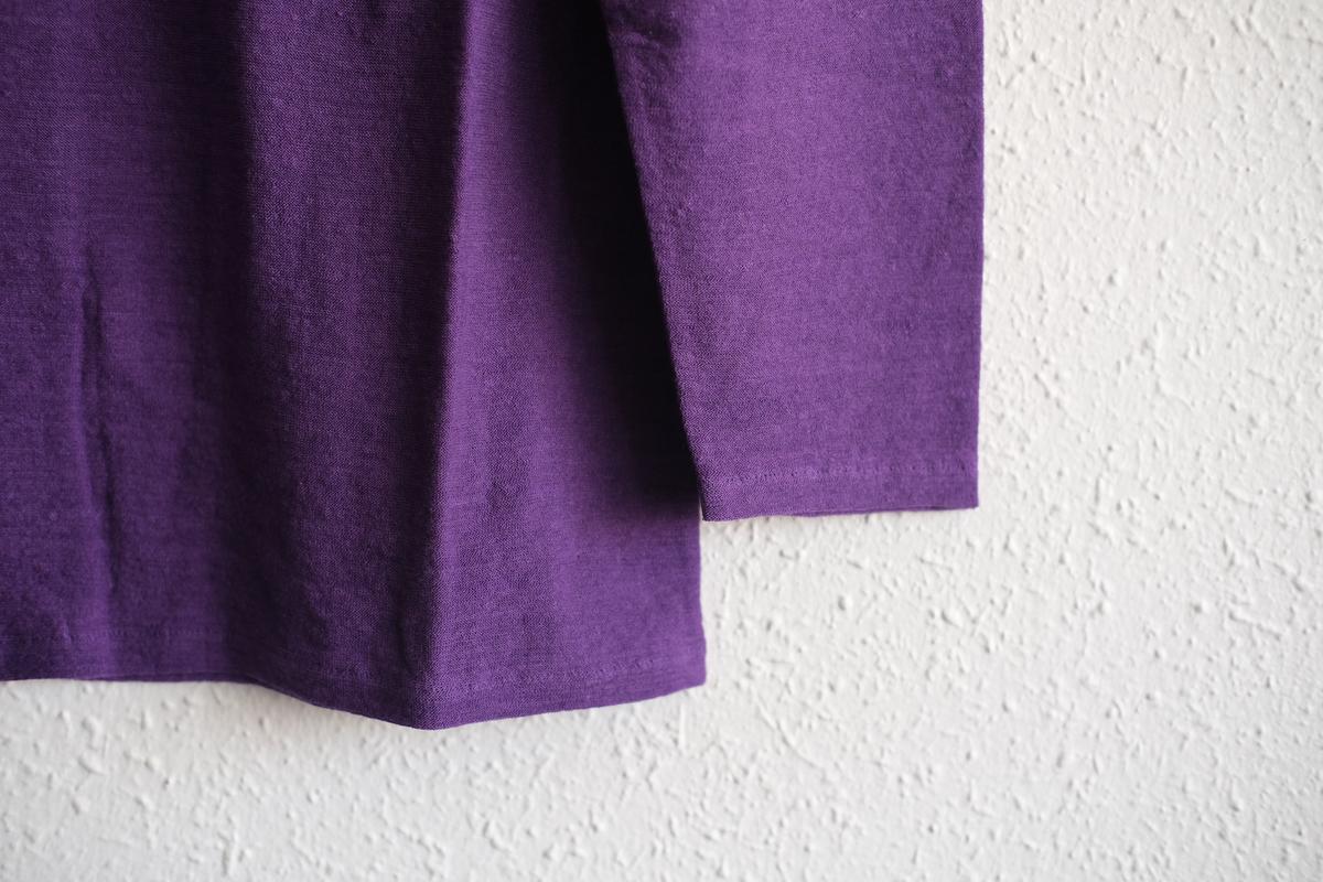 リネンコットンアンダーウェア7分袖｜レディース｜サルビア