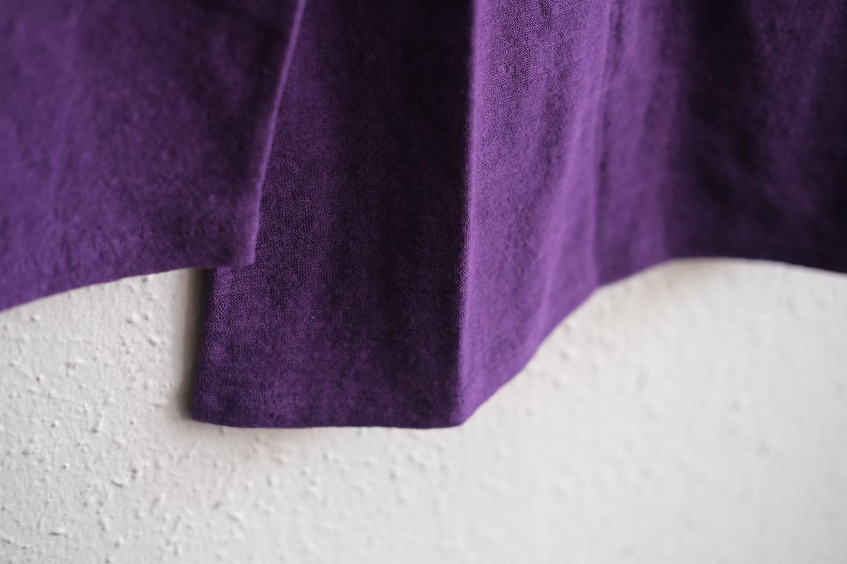 リネンコットンアンダーウェア7分袖｜レディース｜サルビア