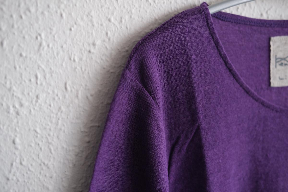 リネンコットンアンダーウェア7分袖｜レディース｜サルビア