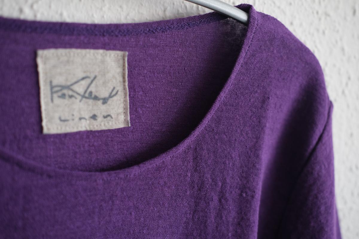 リネンコットンアンダーウェア7分袖｜レディース｜サルビア