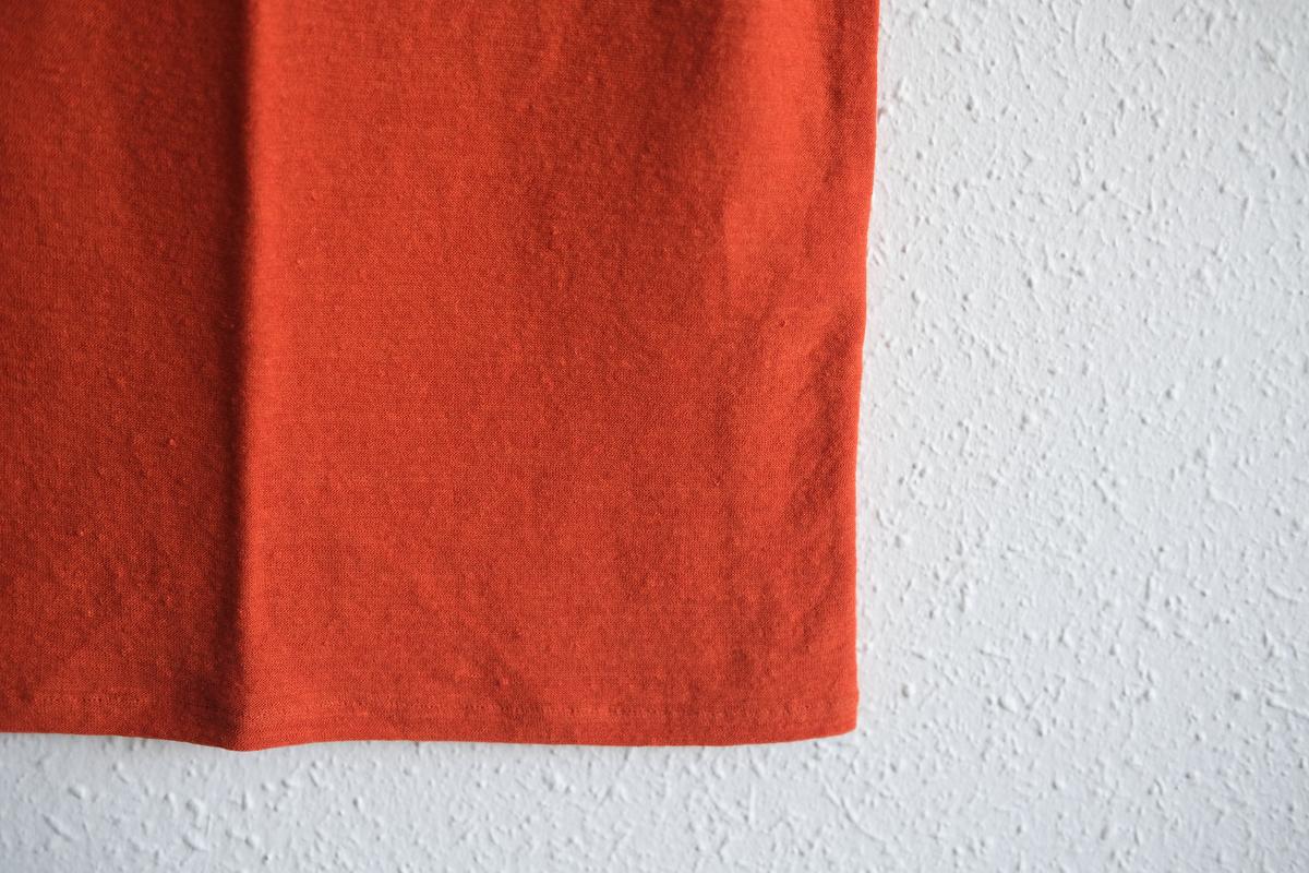 リネンコットンアンダーウェア ノースリーブ｜レディース｜ドライオレンジ