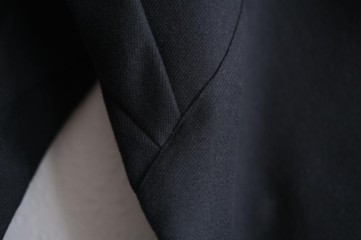 きるもの｜もんぺパンツ｜ウールコットン｜ブラック｜unisex freesize