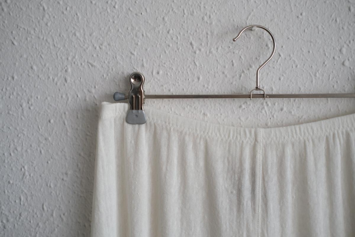 リネンキュプラアンダーウェアパンツ ショート丈｜オフホワイト｜unisex 2 size