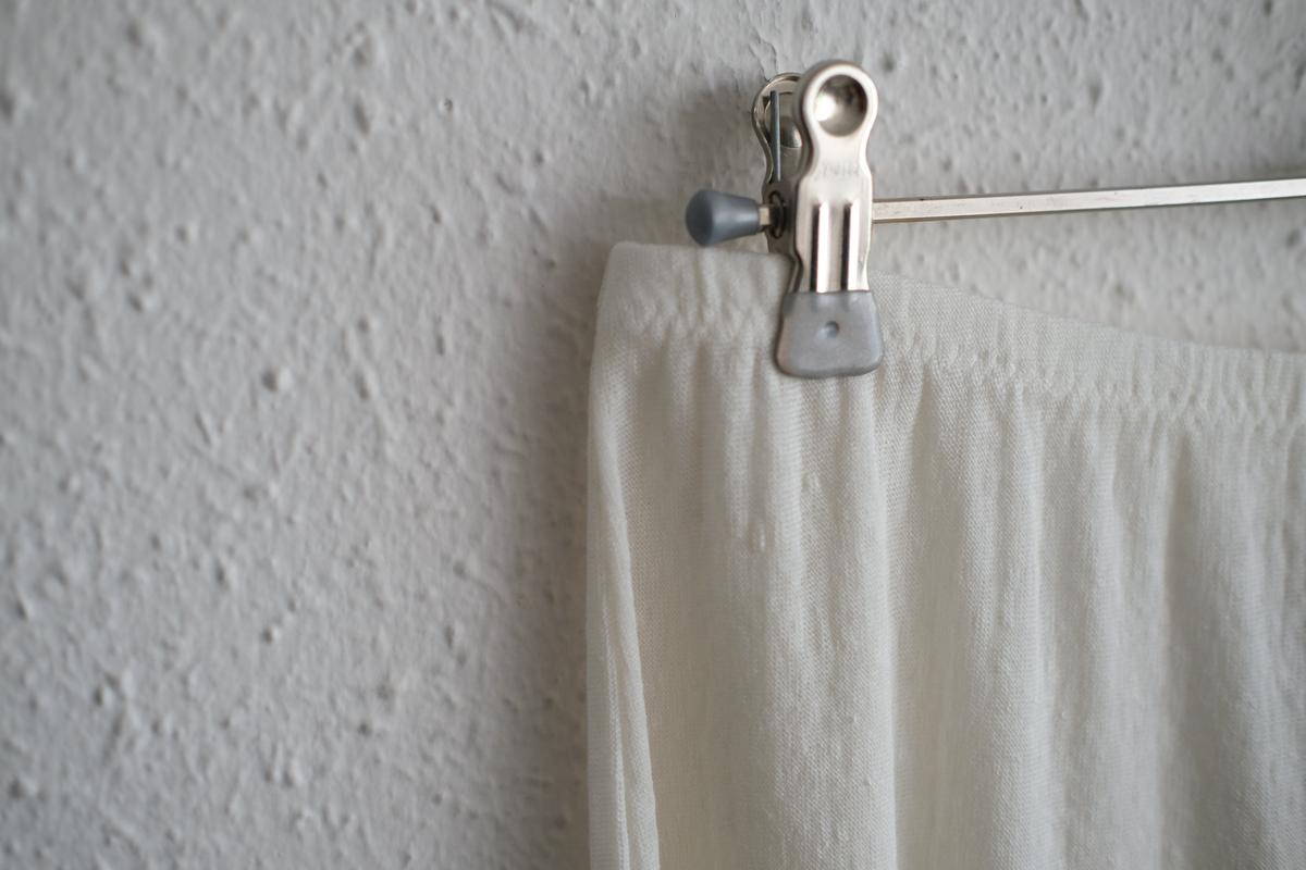 リネンキュプラアンダーウェアパンツ ショート丈｜オフホワイト｜unisex 2 size