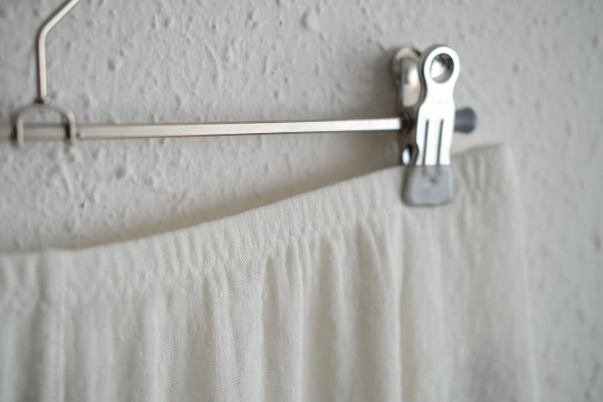 リネンキュプラアンダーウェアパンツ ショート丈｜オフホワイト｜unisex 2 size