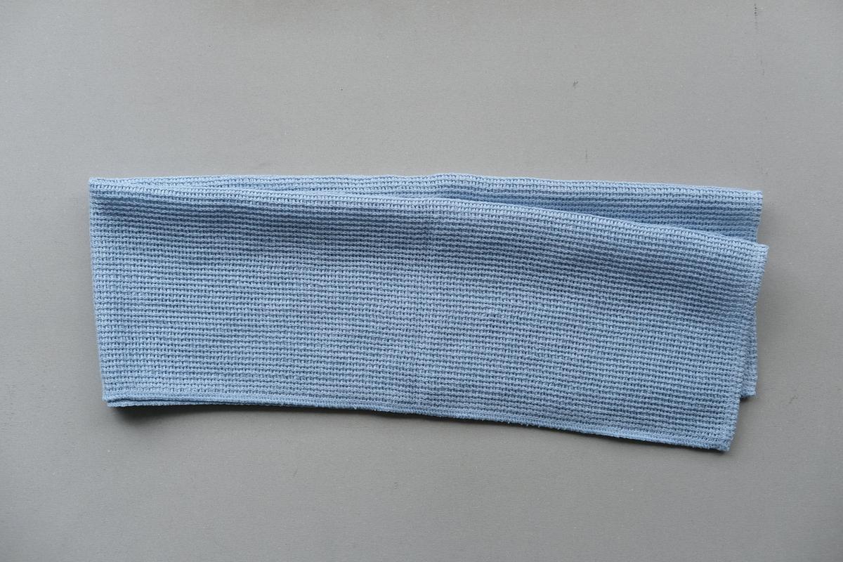 リネンニット メッシュタオル｜サックス